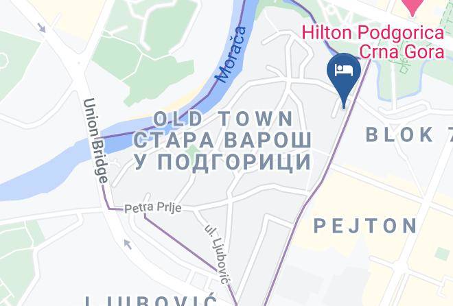 Podgorica - Hotel 201 Maps