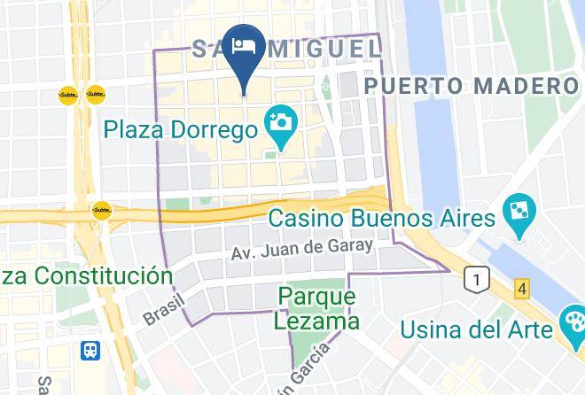 Buenos Aires - Hotel Bolivar Maps
