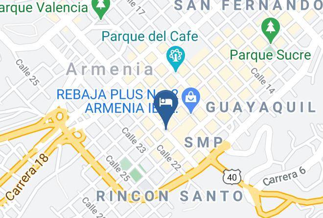 Armenia - Hotel Bolivar Plaza Maps