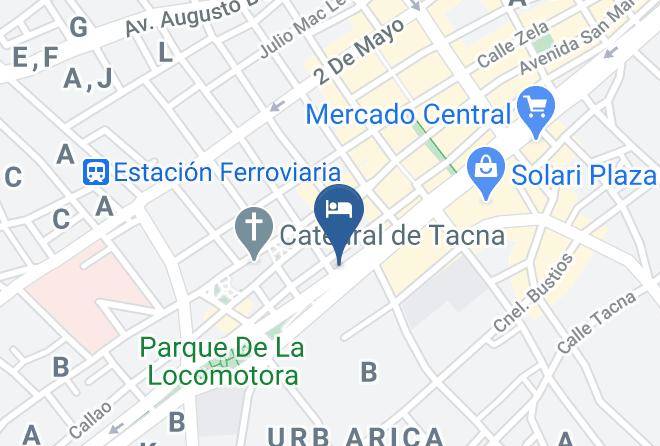 Tacna - Hotel Bolivar Maps