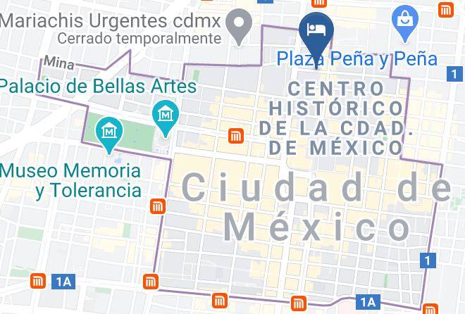 Cuauhtemoc - Hotel Bolivia Maps