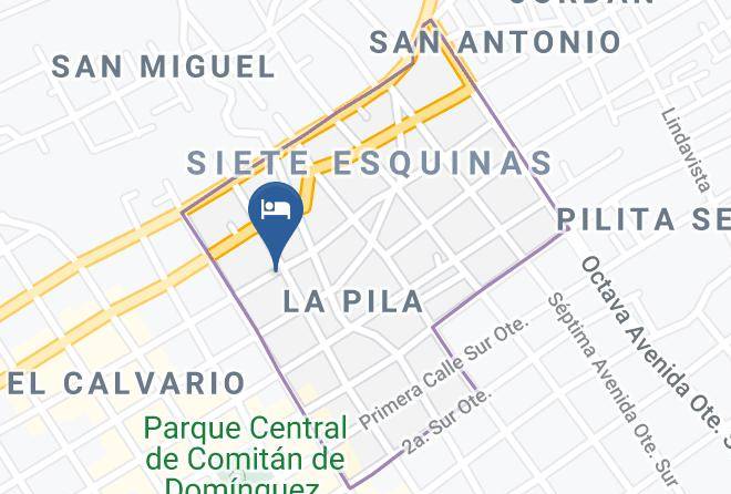 Comitan De Dominguez - Hotel Bolom Ajaw Maps