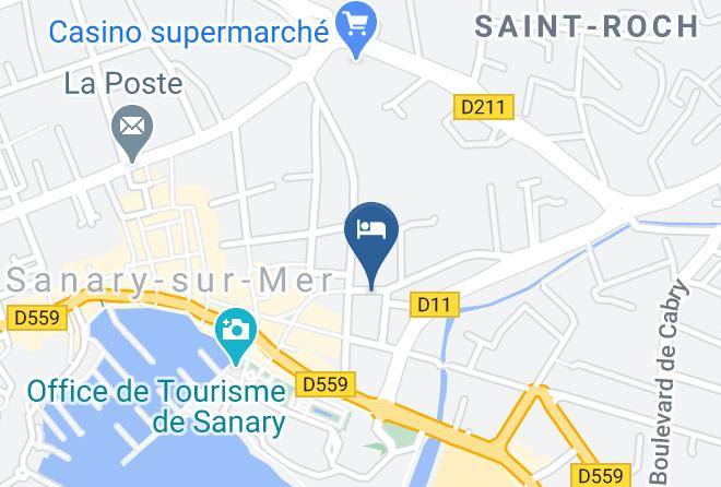 Hotel Bon Abri Parking Gratuit Map