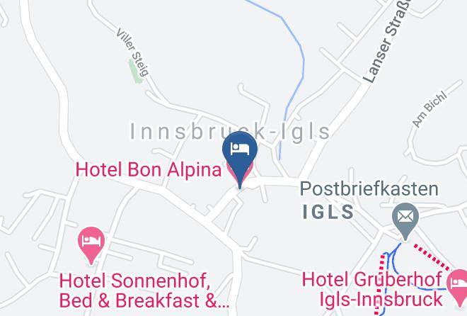 Innsbruck Stadt - Hotel Bon Alpina Maps