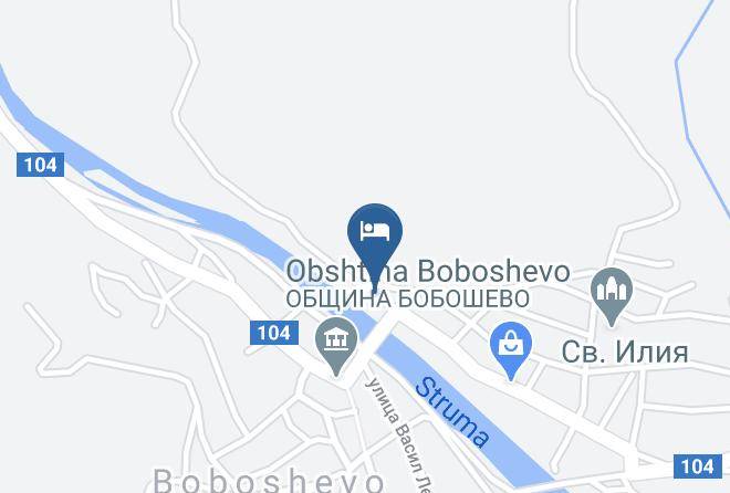 Boboshevo - Hotel Bon Bon Struma Maps