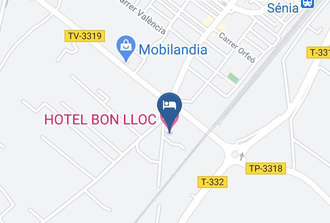 Hotel Bon Lloc Map