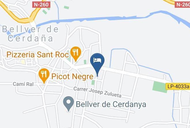 Lleida - Hotel Bon Repos Maps