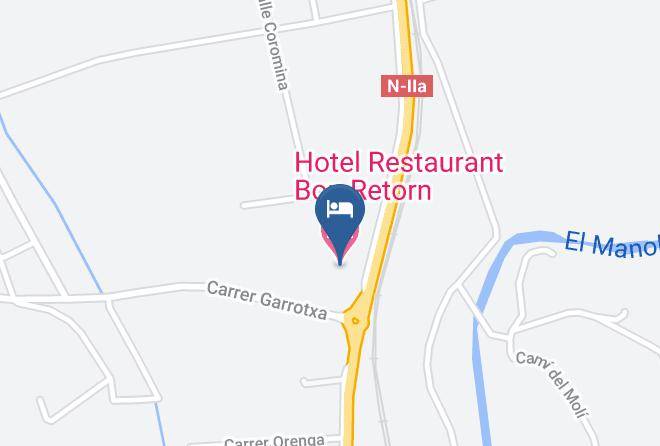 Girona - Hotel Restaurant Bon Retorn Maps