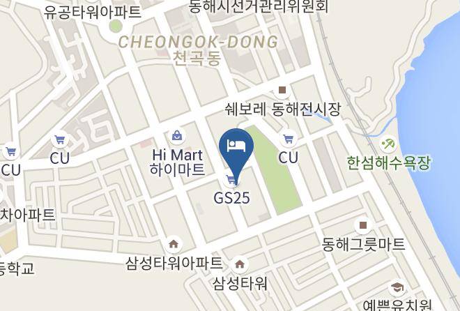 Donghaesi - Hotel Bon Stay Maps