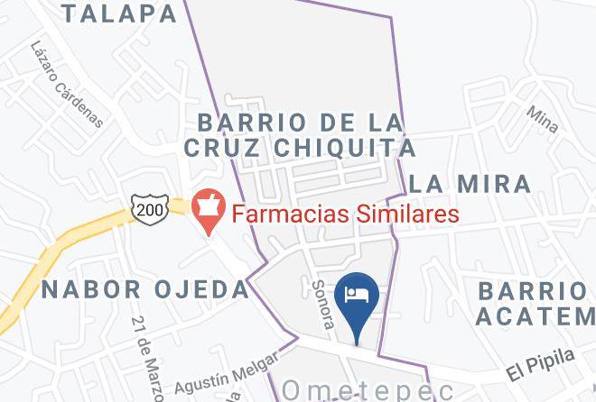 Ometepec - Hotel Bonaday Maps