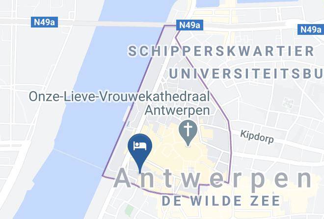 Antwerp - Hotel Bonair Maps