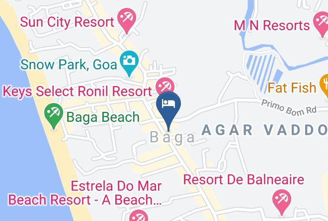 Bardez - Hotel Bonanza Baga Goa Maps