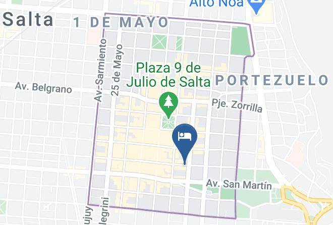 Salta - Hotel Bonarda Maps