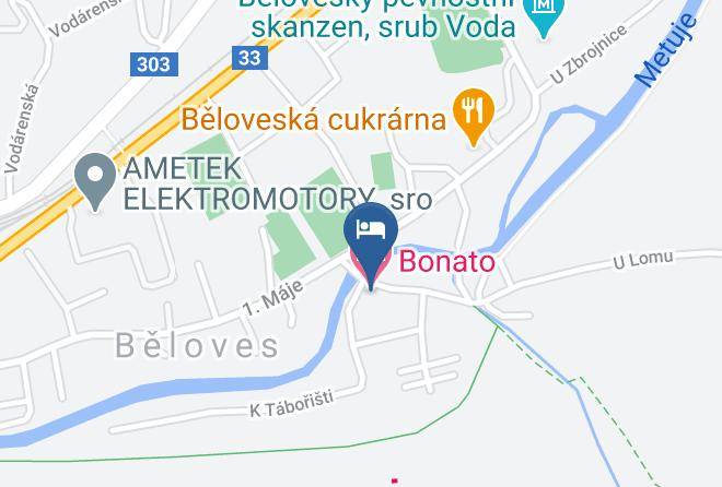 Nachod - Hotel Bonato Maps