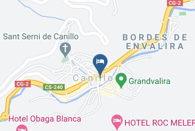 Canillo - Hotel Bonavida Maps