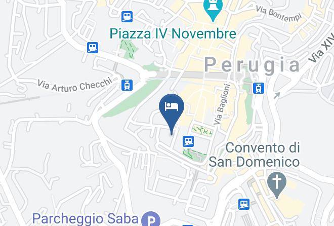 Perugia - Hotel Bonazzi Maps