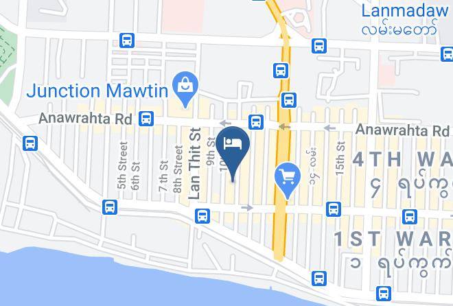 Yangon West - Hotel Bond Maps