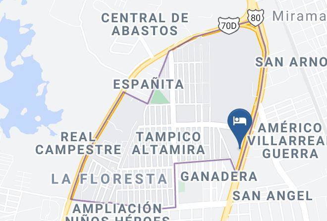 Altamira - Hotel Bonitto Inn Tampico Altamira Maps