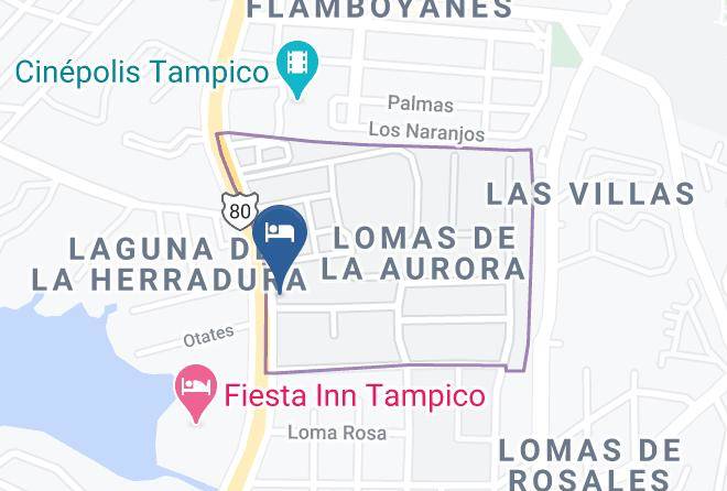 Tampico - Hotel Bonitto Inn Tampico Lomas Maps
