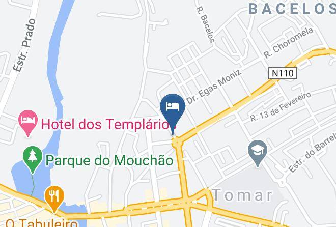 Tomar - Hotel Bonjardim Maps