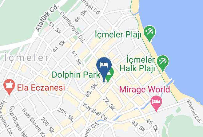 Marmaris - Ida Restaurant & Bar Maps