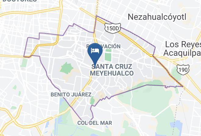 Iztapalapa - Hotel Bonsai Maps