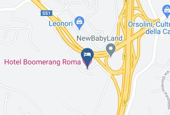Rome - Hotel Boomerang Roma Maps