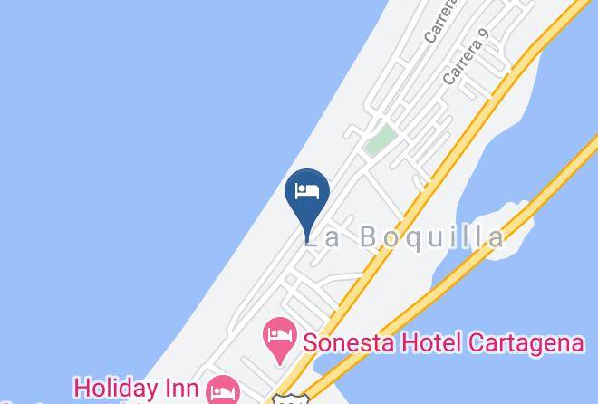 Hotel Boquilla Suites Map
