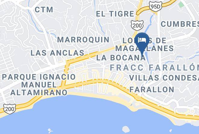Acapulco De Juarez - Hotel Bora Bora Maps