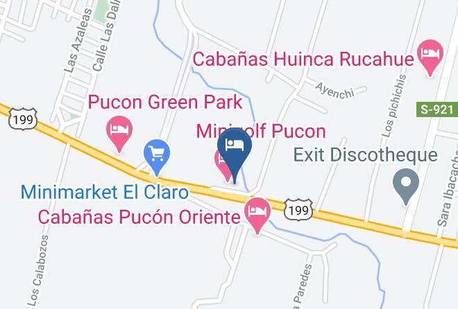 Cautin Province - Hotel Borde Estero Maps