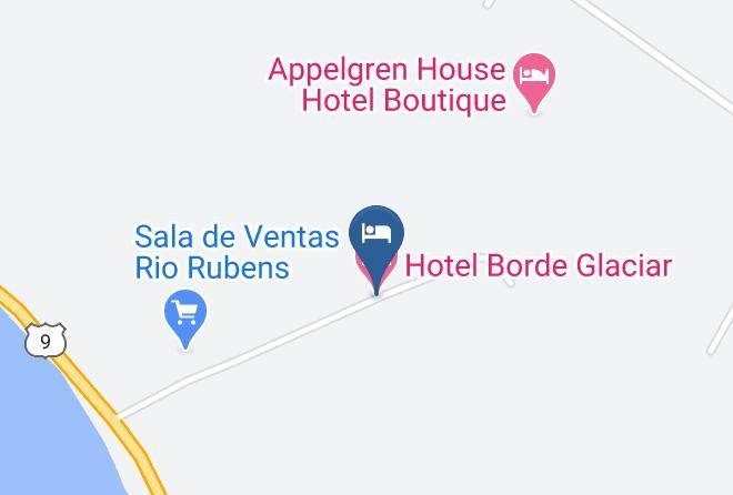 Ultima Esperanza Province - Hotel Borde Glaciar Maps