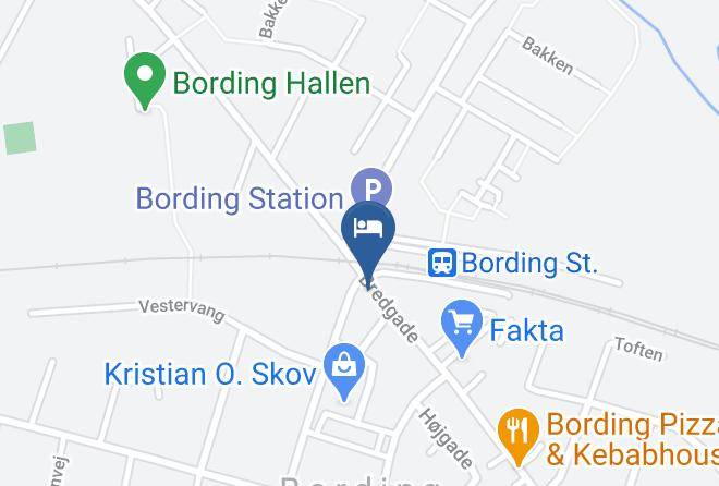 Bording Stationsby - Hotel Bording Maps