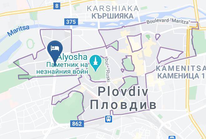 Plovdiv - Hotel Bordo Maps
