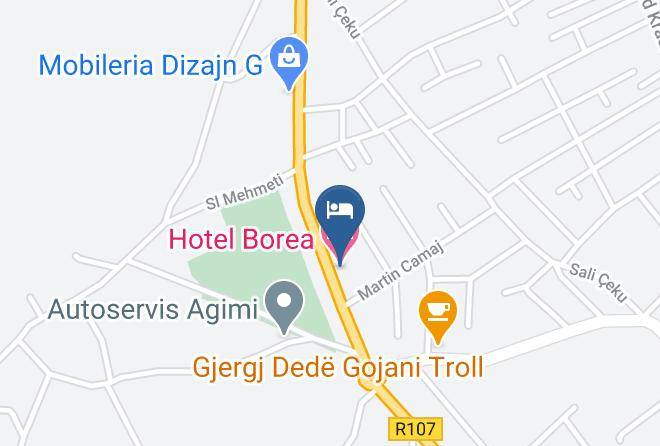Hotel Borea Map