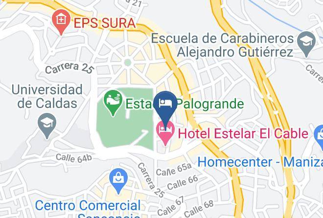 Manizales - Hotel Boreal Manizales Maps