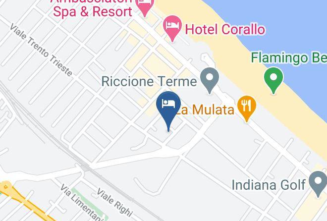 Rimini - Hotel Borghesi Maps