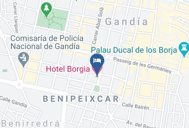 Valencia - Hotel Borgia Maps