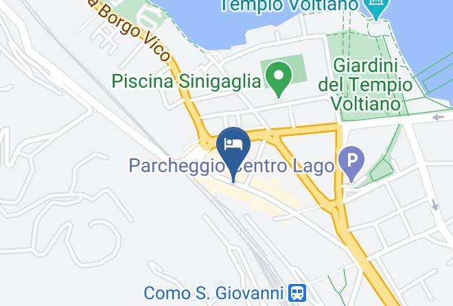 Como - Hotel Borgovico Maps