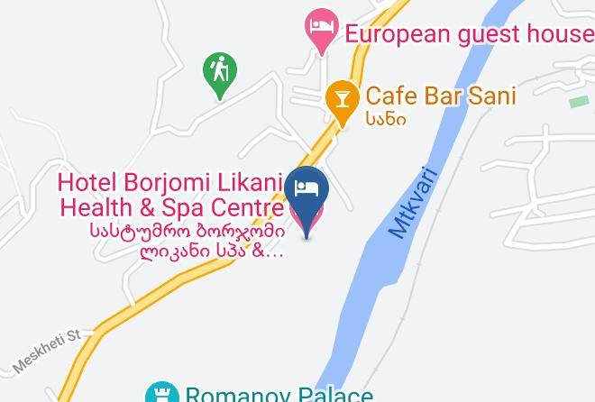 Borjomi - Hotel Borjomi Likani Health & Spa Centre Maps