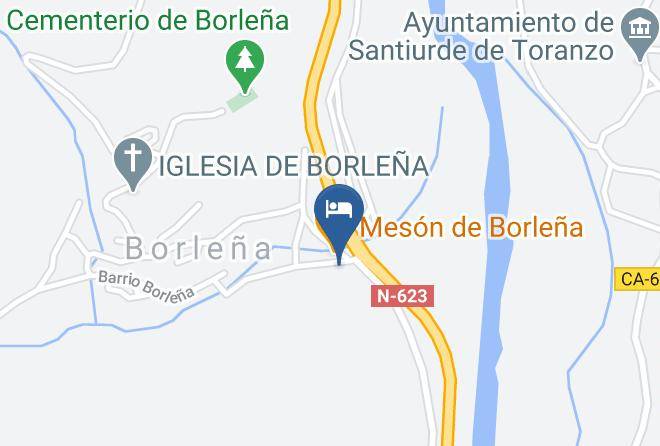 San Vicente De Toranzo - Hotel Borlena De Maps