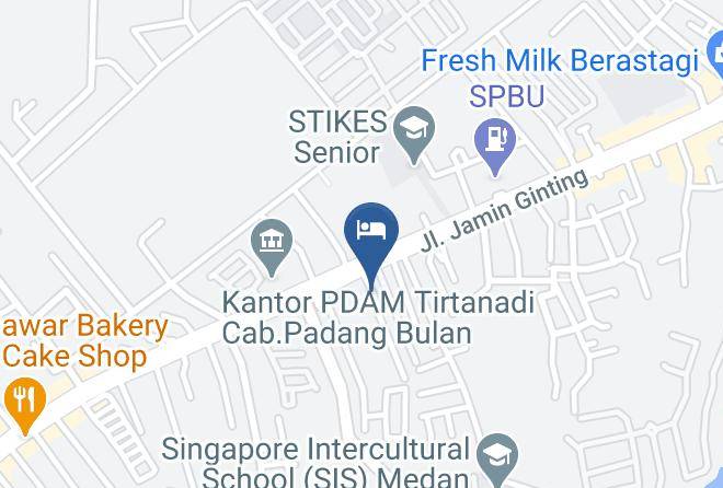 Kota Medan - Hotel Borobudur Asri Maps
