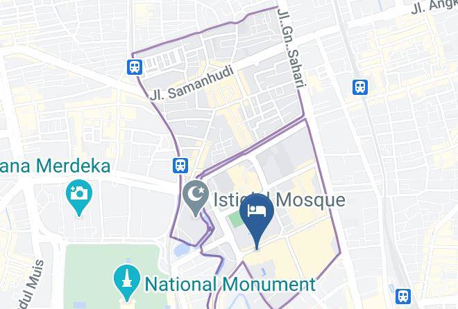 Central Jakarta - Hotel Borobudur Jakarta Maps