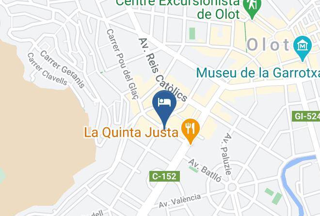 Girona - Hotel Borrell Maps