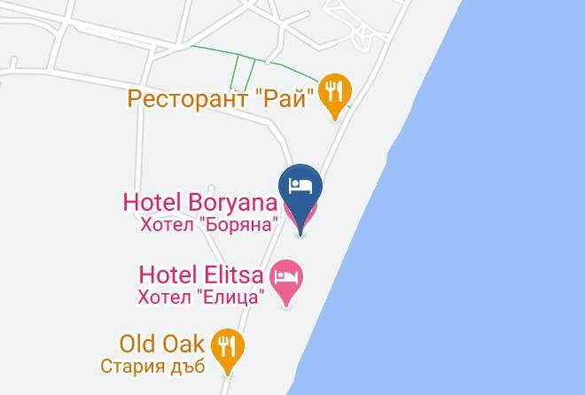 Hotel Boryana Map