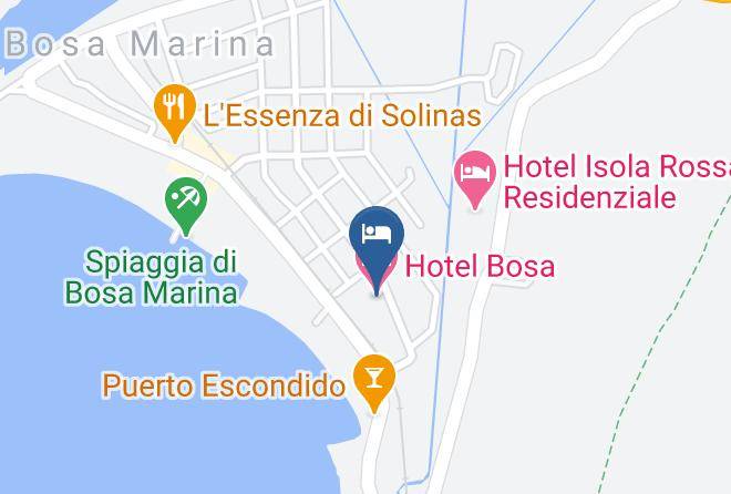 Oristano - Hotel Bosa Maps