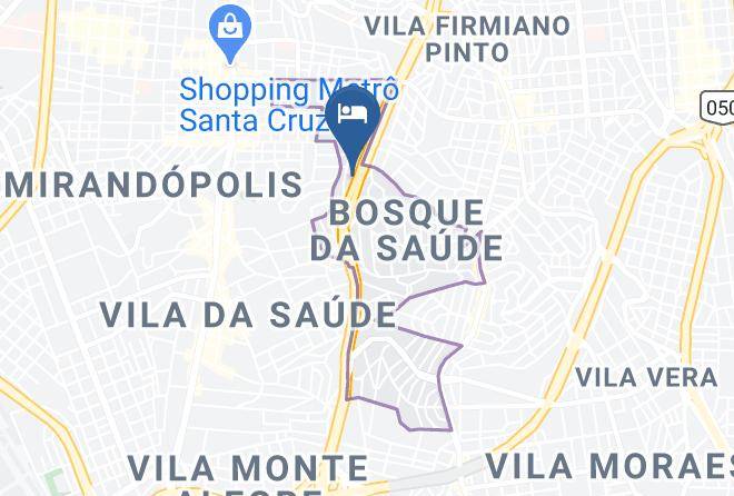 Sao Paulo Cursino - Hotel Bosque Da Saude Maps