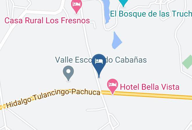 Huasca De Ocampo - Hotel Bosque Magico Maps
