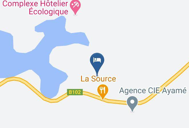 Aboisso - Hotel Bossan Maps