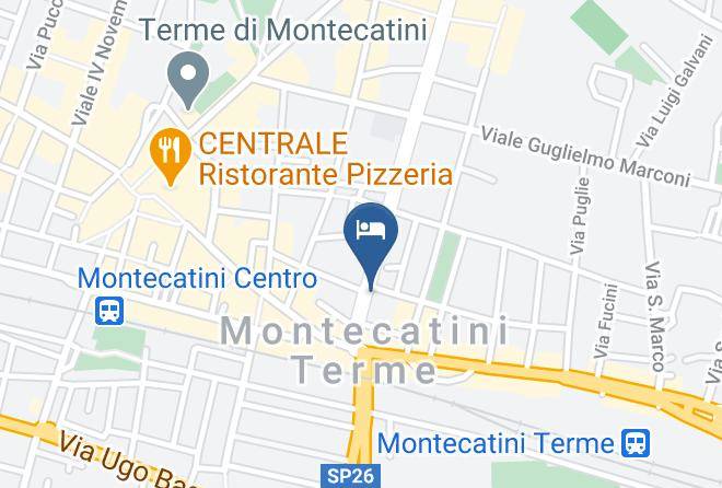 Pistoia - Hotel Boston Maps