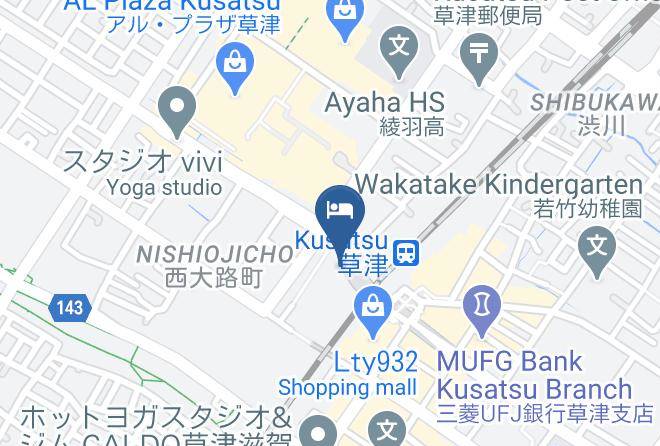 Kusatsu City - Hotel Boston Plaza Kusatsu Maps